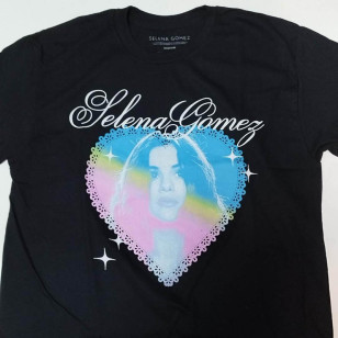 Selena Gomez - Gradient Heart Official T Shirt ( Men M, L) ***READY TO SHIP from Hong Kong***